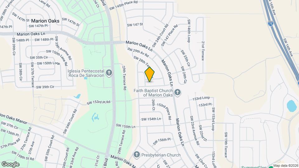 2663 SW 152nd Ln Map and Location Details