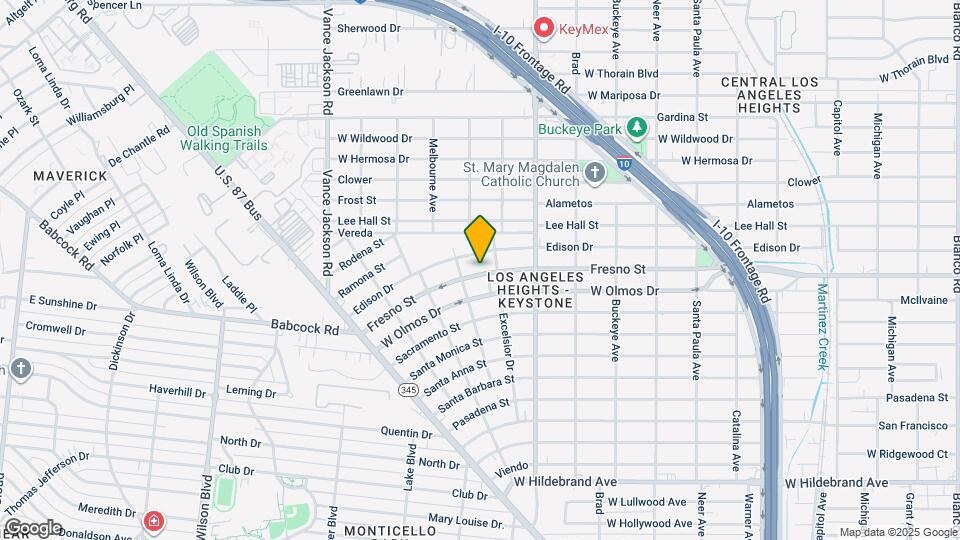 2019 Fresno St Map and Location Details