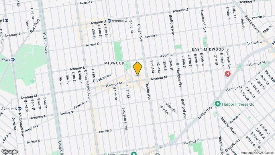 1290 E 19th St Mapa y Detalles de la Ubicación