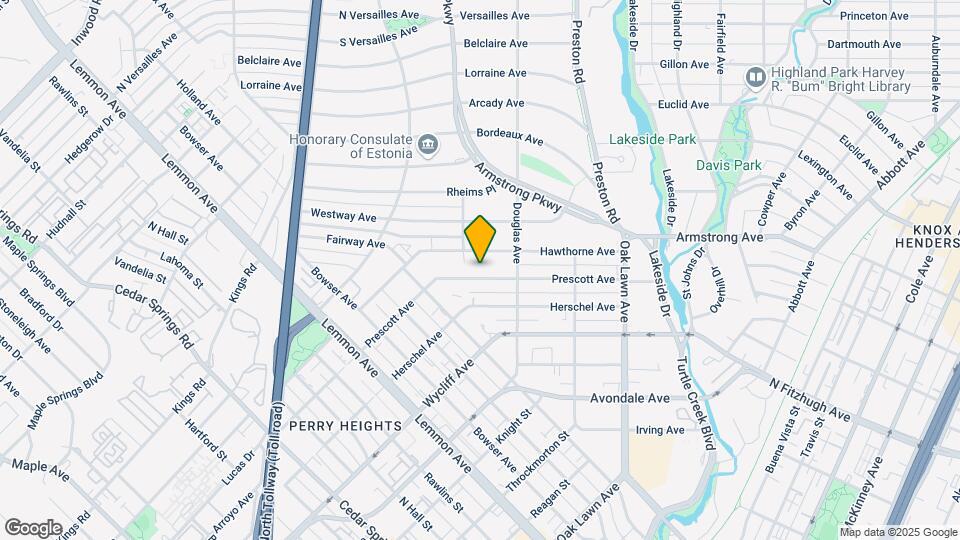 4017 Prescott Ave Map and Location Details