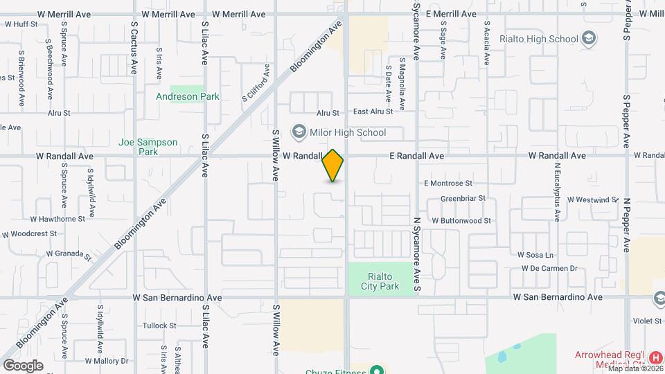 1004 S Riverside Ave Map and Location Details