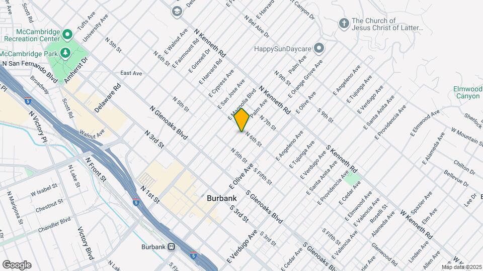 556 E Palm Ave, Unit 102 Map and Location Details