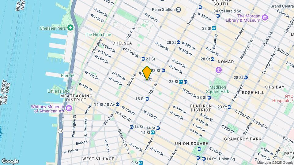 219 W 20th St Mapa y Detalles de la Ubicación