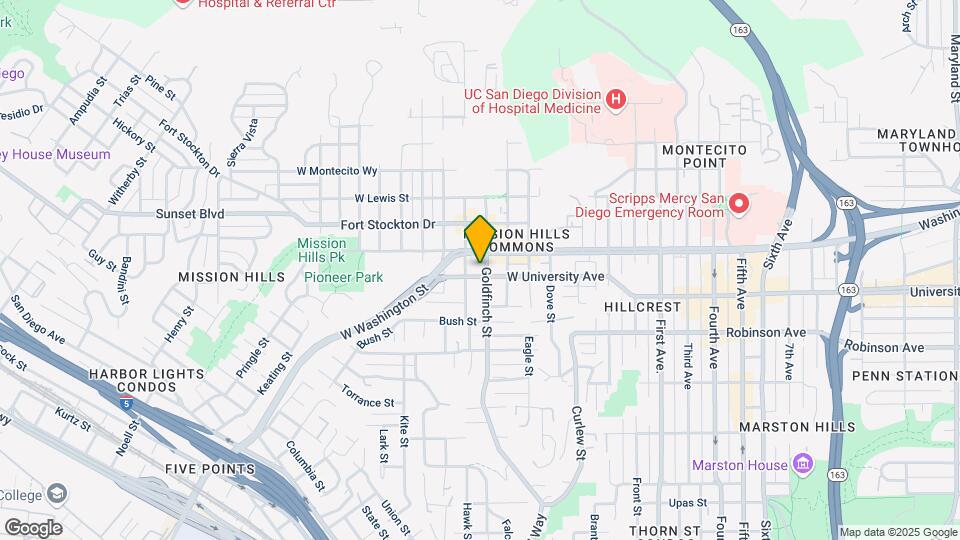 3962 Goldfinch St Map and Location Details