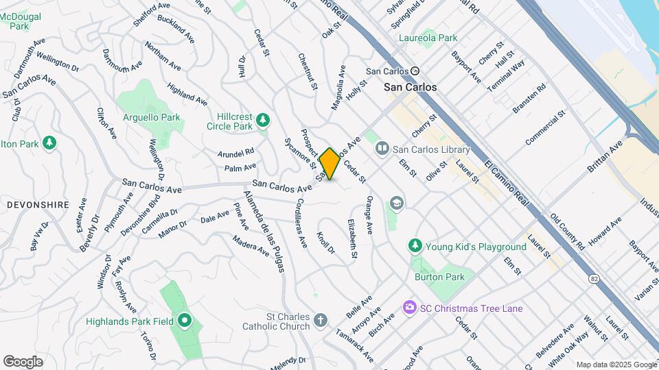 630 Prospect St Map and Location Details