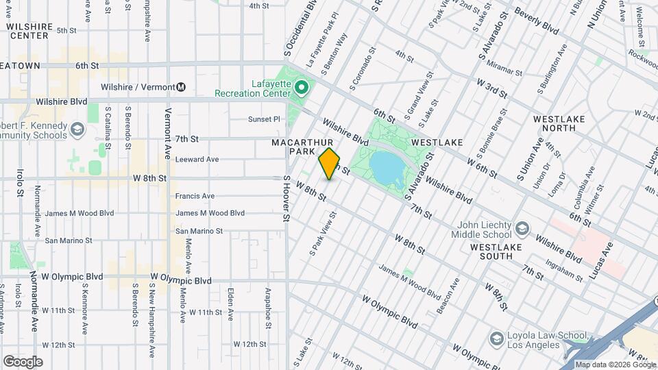 758 S Carondelet St Map and Location Details