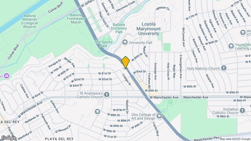 8051 Lincoln Blvd Map and Location Details