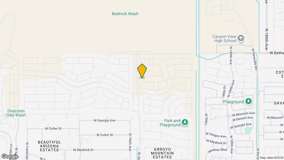 5826 N 194th Ln Map and Location Details