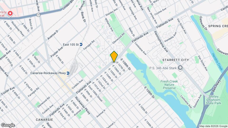 901 E 106th St Mapa y Detalles de la Ubicación