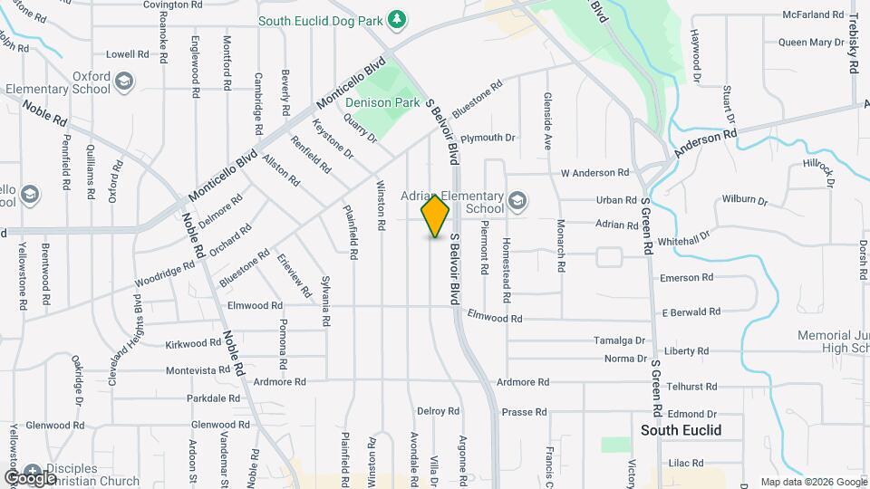 1117 Argonne Rd Map and Location Details