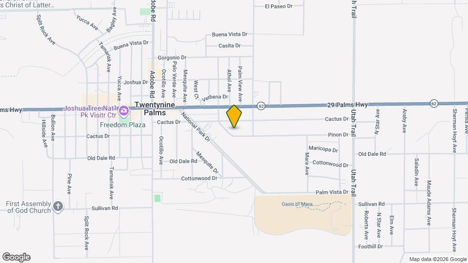 74024 Pinon Dr Map and Location Details