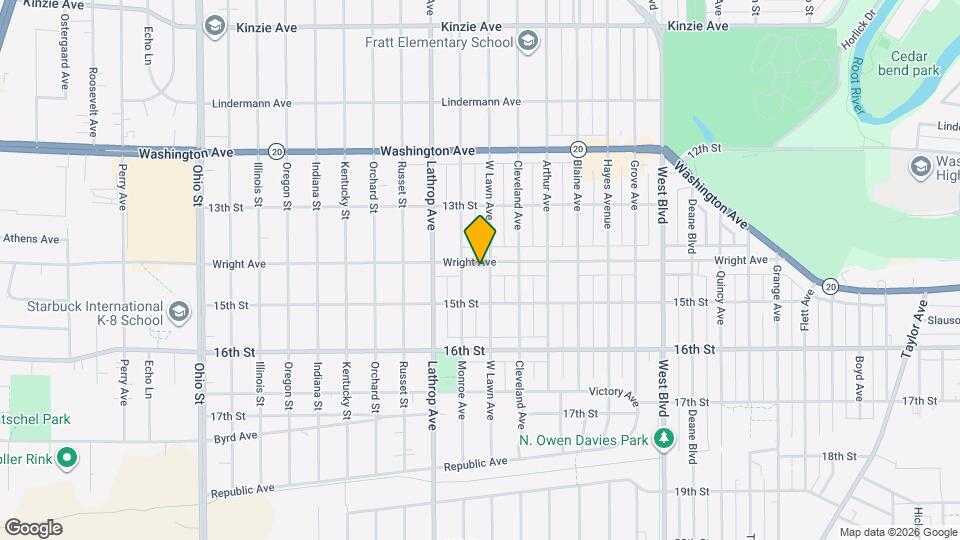 3711 Wright Ave Mapa y Detalles de la Ubicación