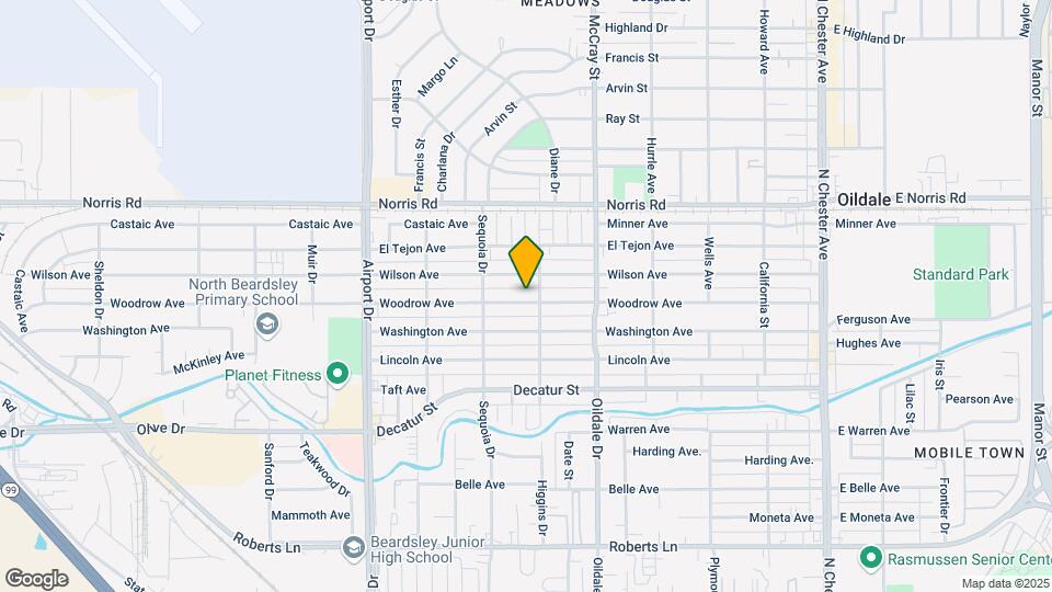 604 Woodrow Ave Map and Location Details