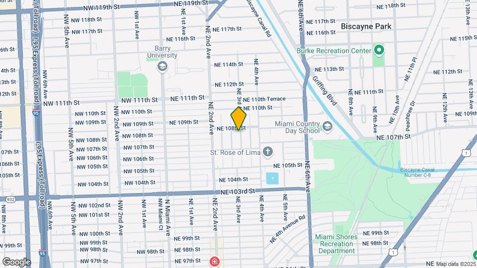 10760 NE 3rd Ave Map and Location Details