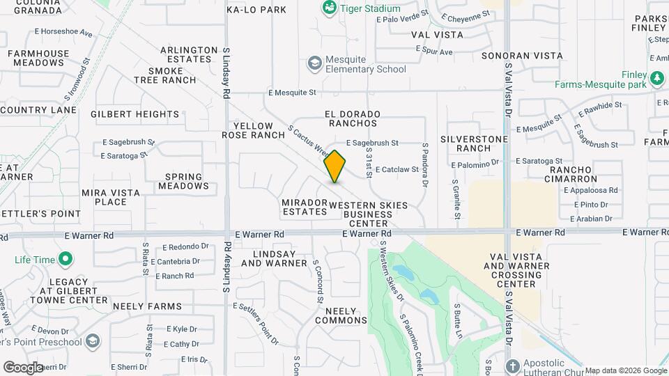 1096 E Appaloosa Rd Map and Location Details