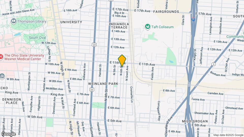 1476 N 6th St Map and Location Details
