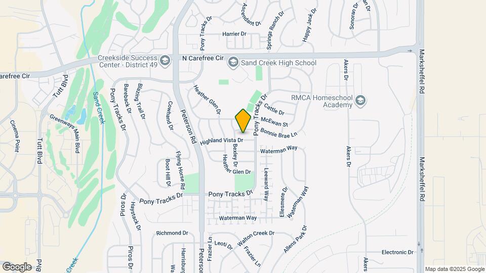 6950 Highland Vista Dr Map and Location Details