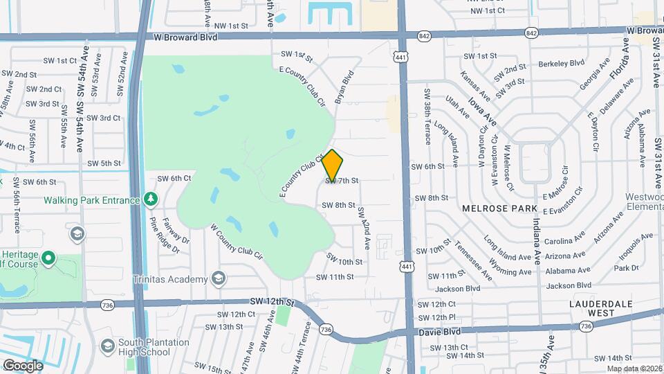 4330 SW 7th St Map and Location Details