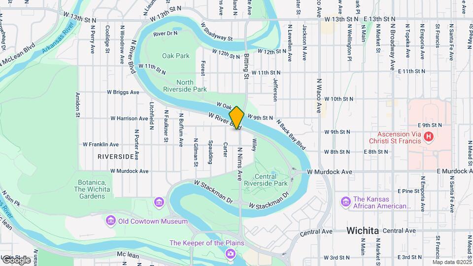 935 N Nims Ave Map and Location Details