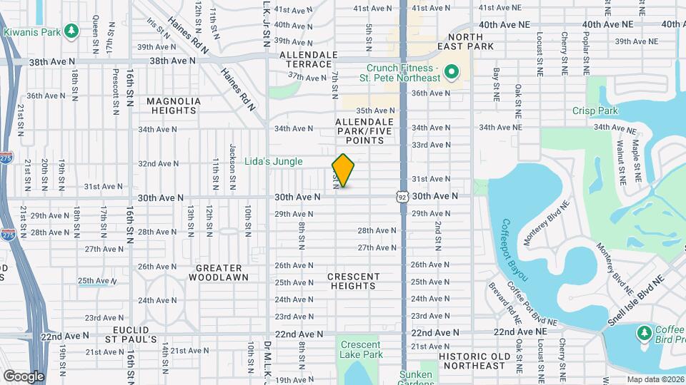 675 30th Ave N Map and Location Details