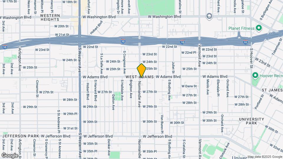 2608 Normandie Ave Map and Location Details