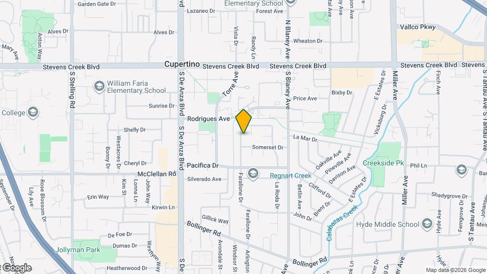 10320 Farallone Dr Mapa y Detalles de la Ubicación