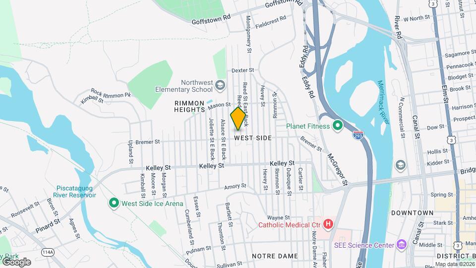 170-172 Reed St Map and Location Details