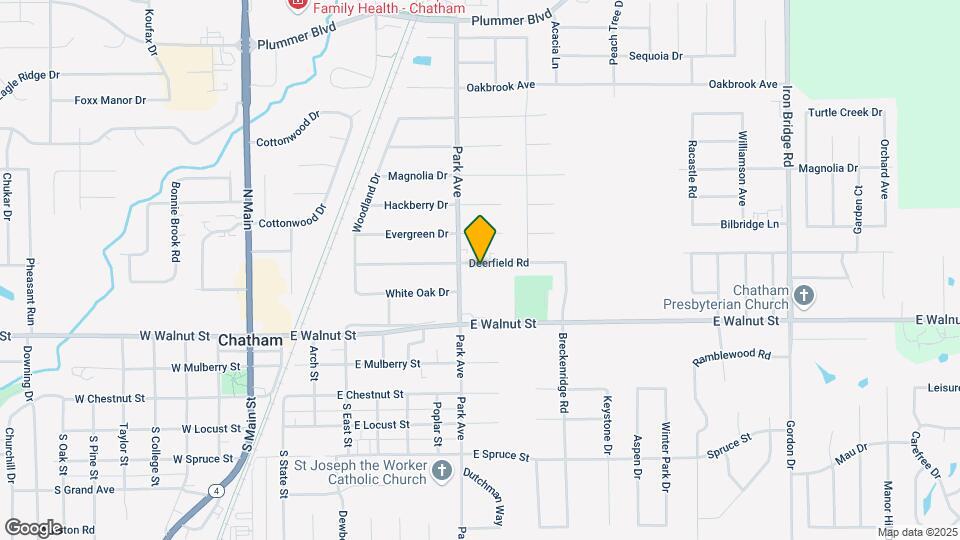 812 Deerfield Rd Mapa y Detalles de la Ubicación