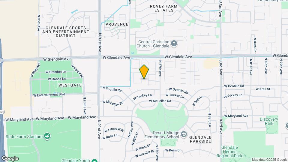 6815 N 88th Dr Map and Location Details