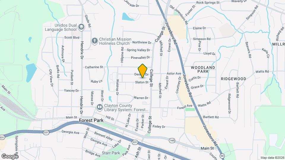 862 Slaton St Map and Location Details