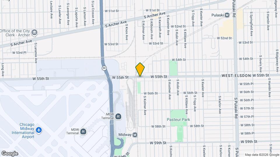 4547 W 55th St, Unit Na Map and Location Details