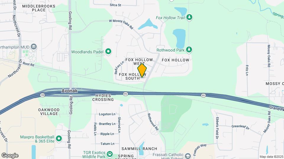 5002 Roth Forest Ln Map and Location Details