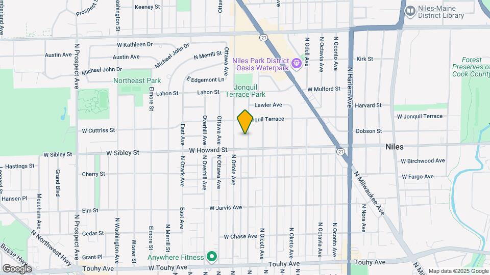 7630 N Oleander Ave Map and Location Details