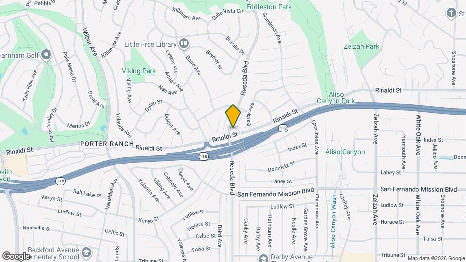 11326 Reseda Blvd Mapa y Detalles de la Ubicación