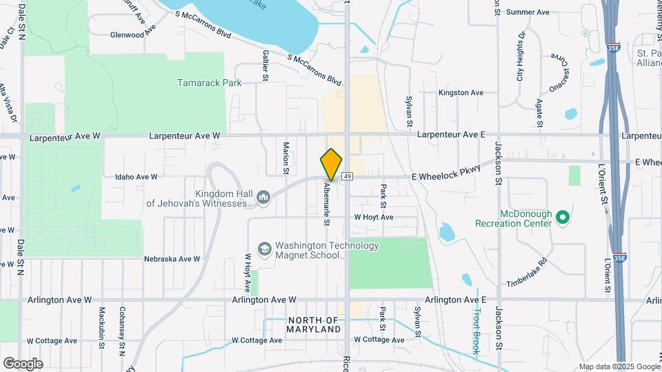 1610 Albemarle St Map and Location Details