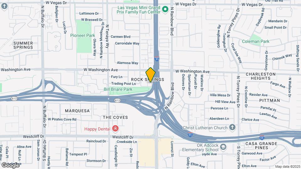 737 Rock Springs Dr Mapa y Detalles de la Ubicación