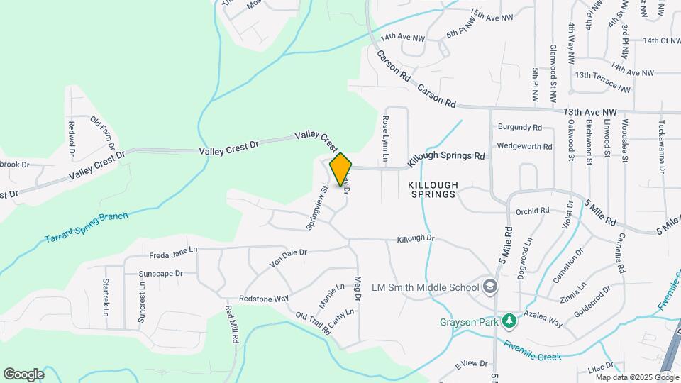 1128 Lay Dr Map and Location Details