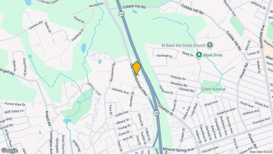 1375 Old Louisquisset Pike Map and Location Details