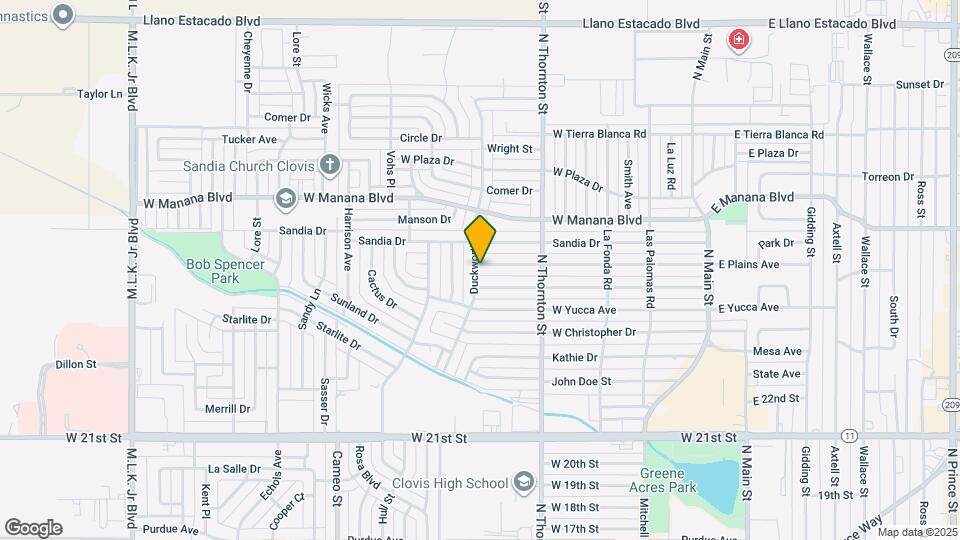 917 W Plains Ave Map and Location Details