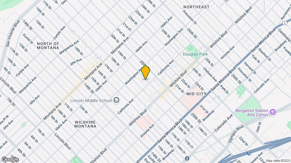1048 19th St Map and Location Details