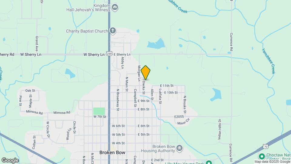 1102 Dierks St Map and Location Details