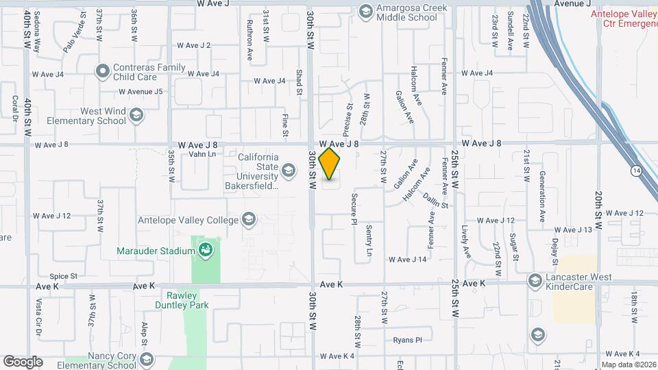 2833 Springfield Pl Map and Location Details