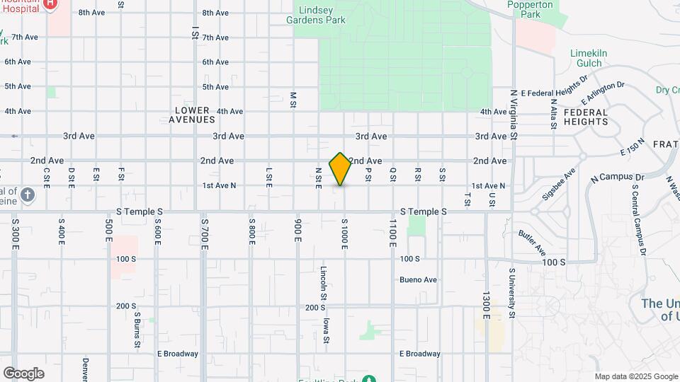 35 O St Mapa y Detalles de la Ubicación