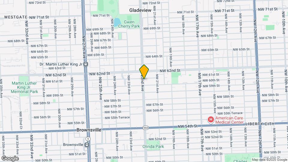 6027 NW 22nd Ave Map and Location Details