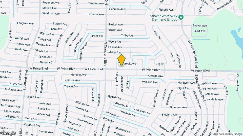 2780 W Price Blvd Map and Location Details