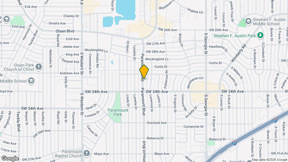 3309 Paramount Blvd Map and Location Details