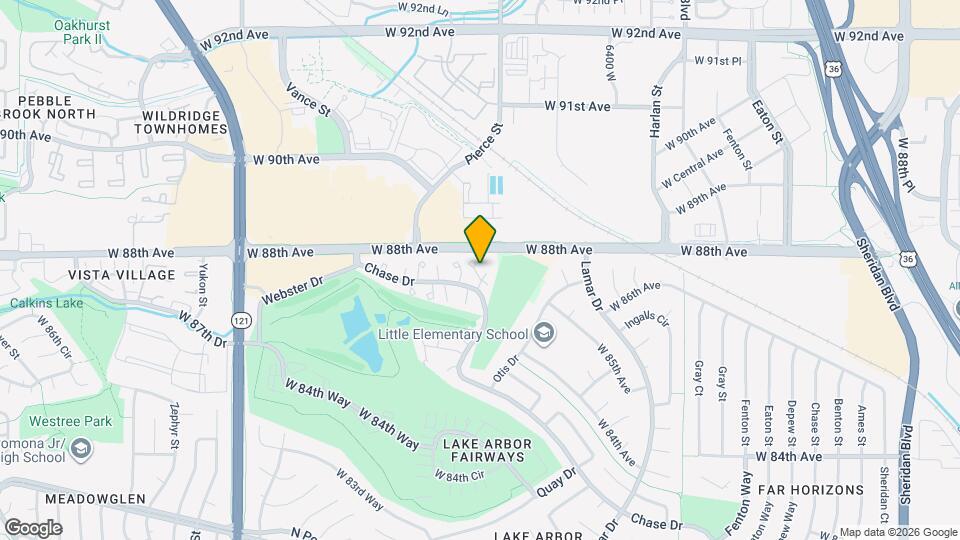 8791 Pierce Way Map and Location Details