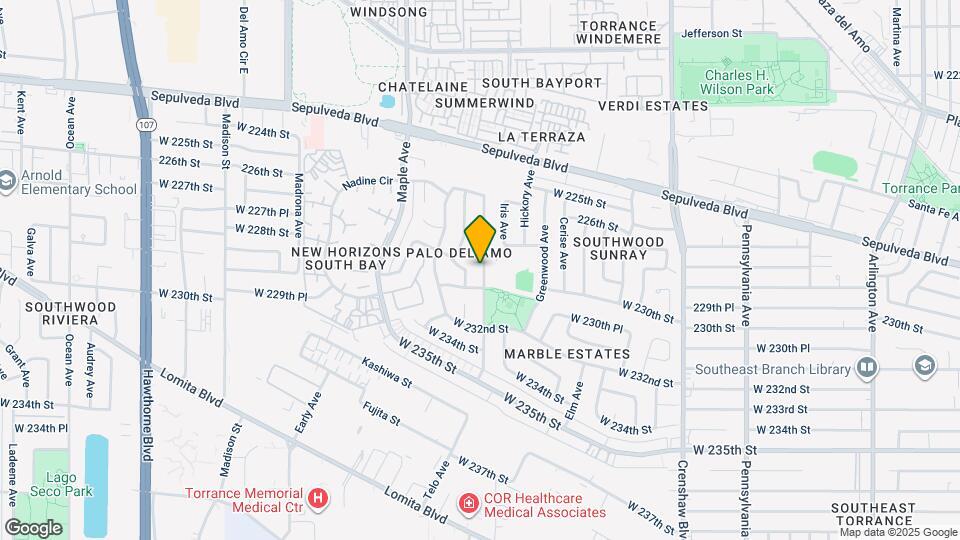 22913 Juniper Ave Map and Location Details