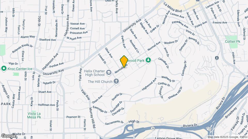 7613 Normal Ave Map and Location Details