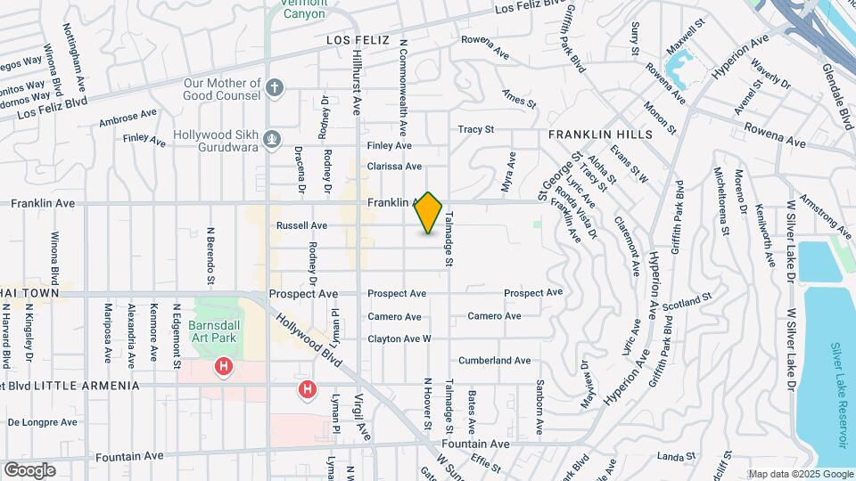 4327 Melbourne Ave Map and Location Details